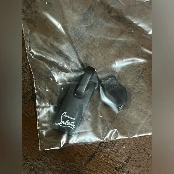 New Christian Louboutin Lock So Kate Leather 100 Sexy Booties DAMAGED ZIPPER 42 - Picture 13 of 15